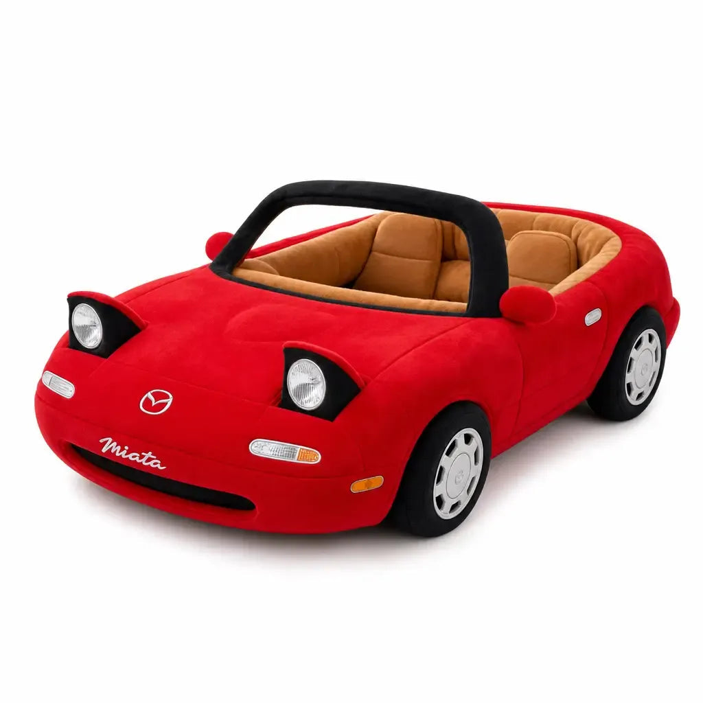 Sports Car Shaped Pet Bed, Luxury Plush Race Car Pet Nest, Soft Washable Pet Sofa Bed for Cats & Small Dogs