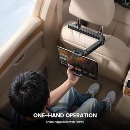 360° Rotating Extendable Backseat Tablet Mount