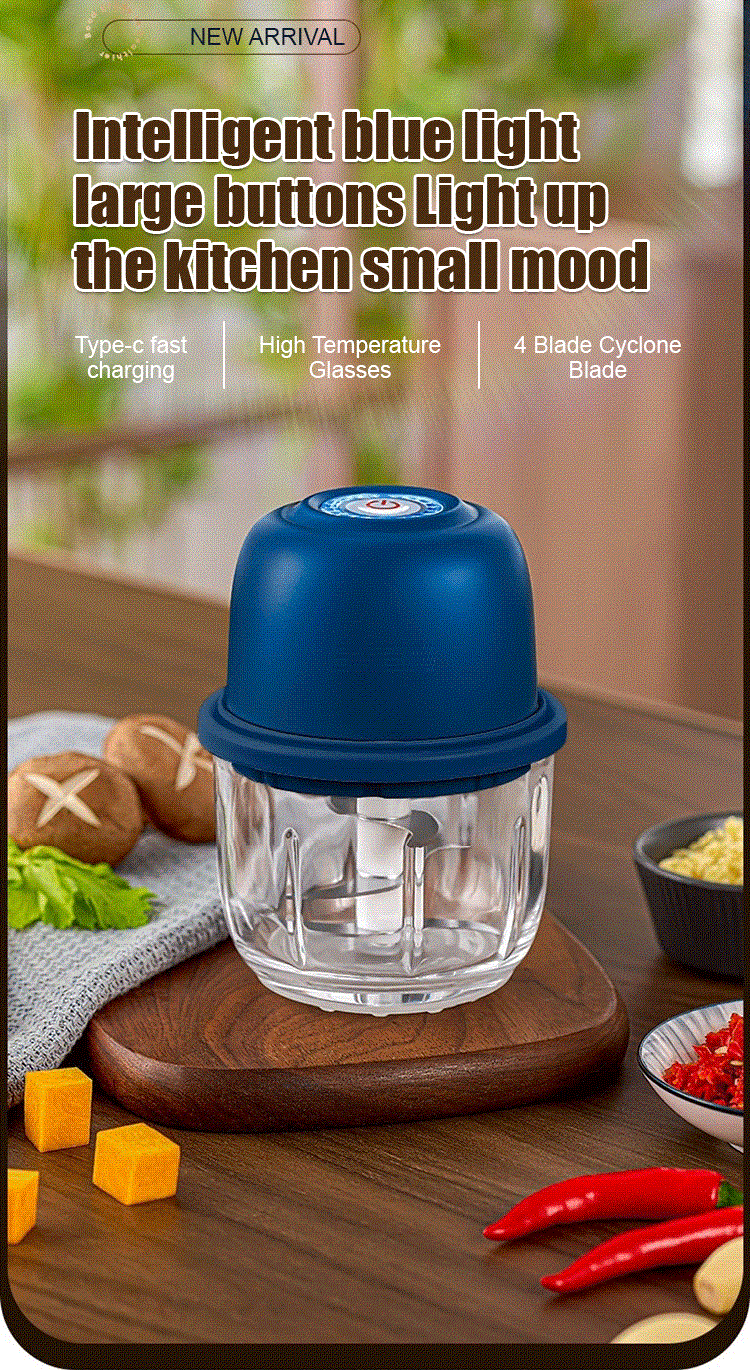 Cordless Electric Garlic Chopper & Mincer